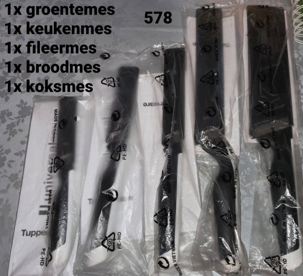 Tupperware ergonomische U-Serie setjes (zie omschrijving), Overige kleuren, Overige typen, Nieuw, Ophalen of Verzenden