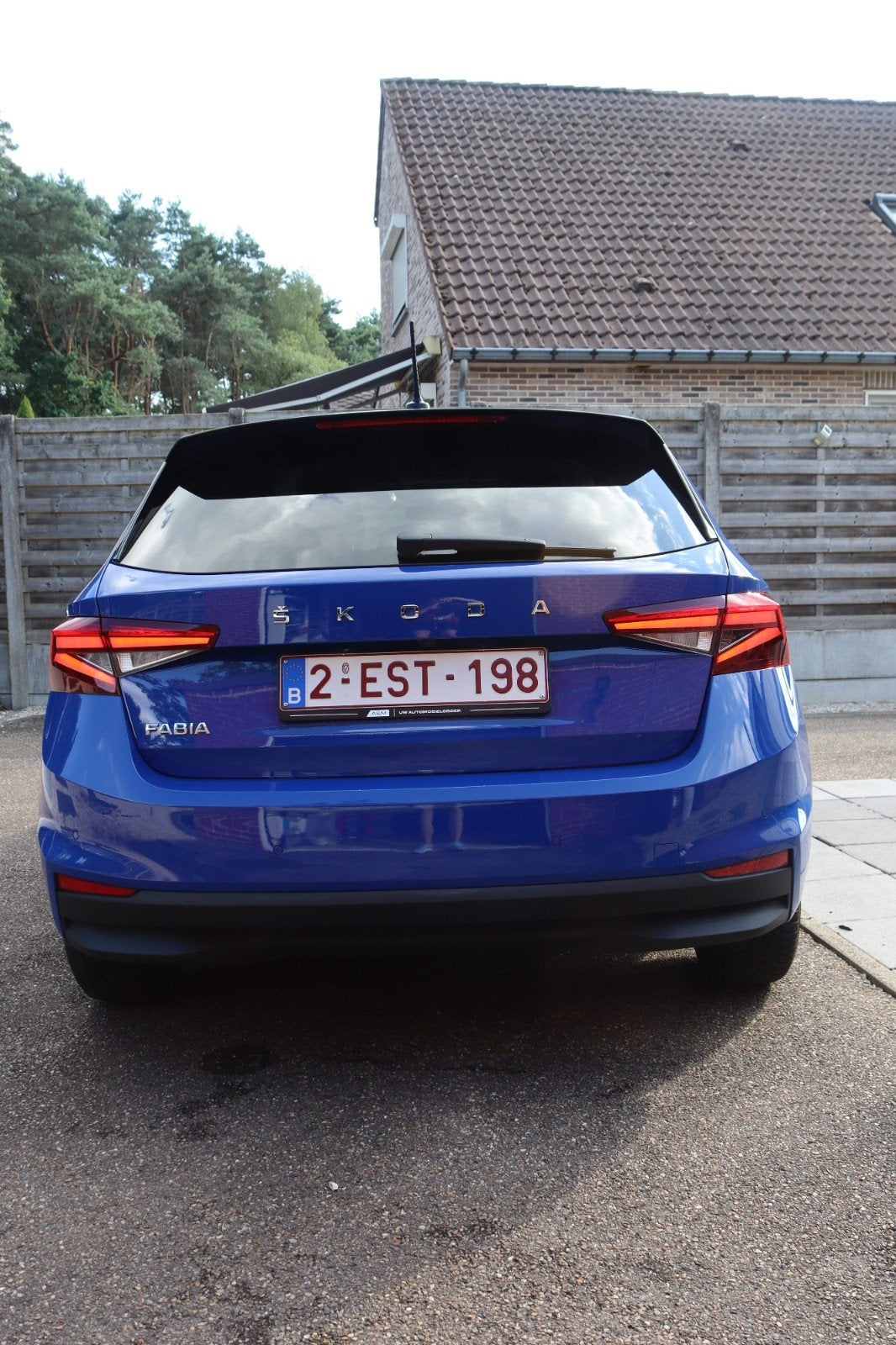 Skoda Fabia Clever 1.0 TSI, Auto's, Voorwielaandrijving, Stof, Multifunctioneel stuurwiel, Blauw