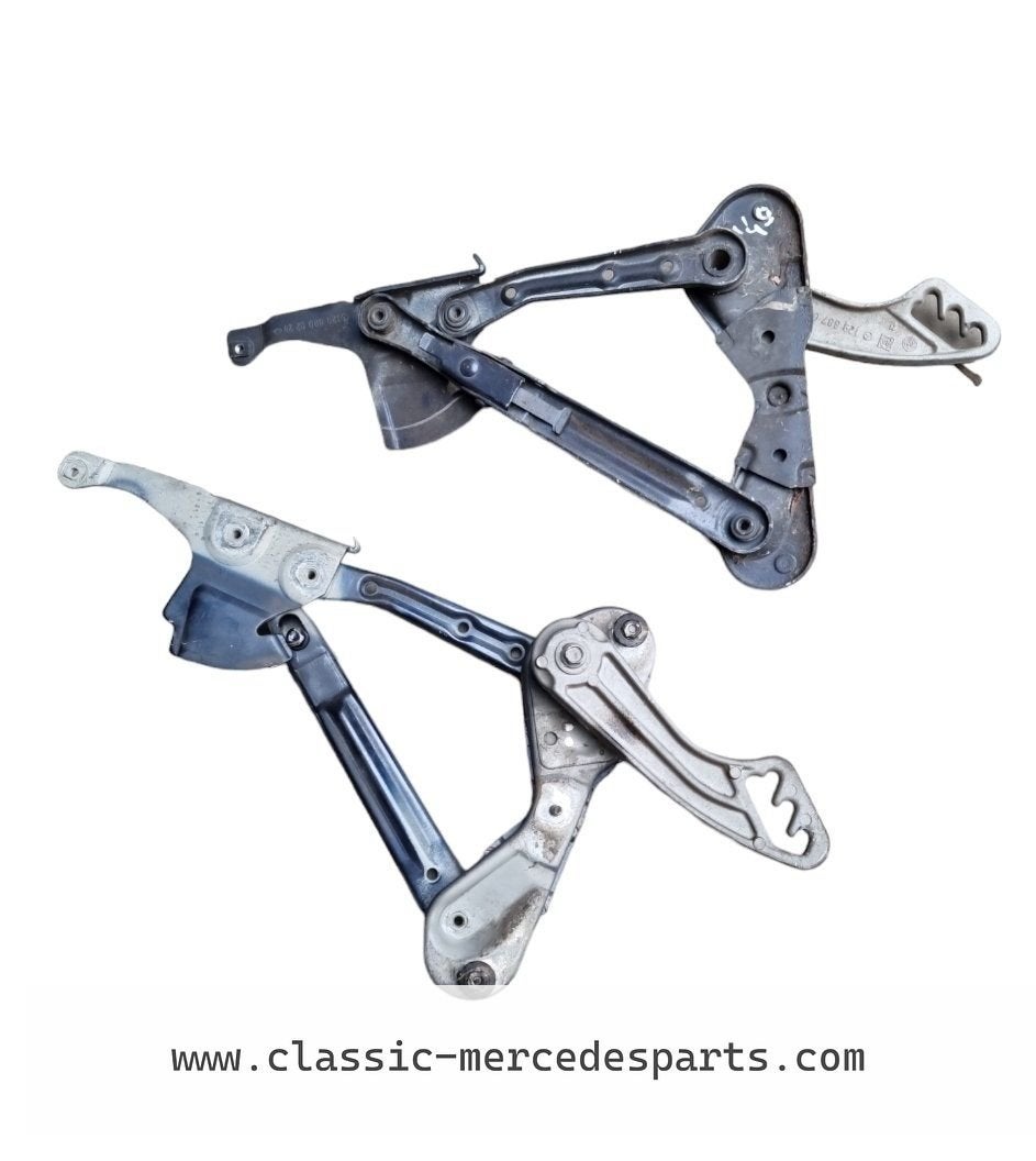 Set van 2 motorkapscharnieren Mercedes S-klasse w140, Gebruikt, -, Ophalen of Verzenden, -