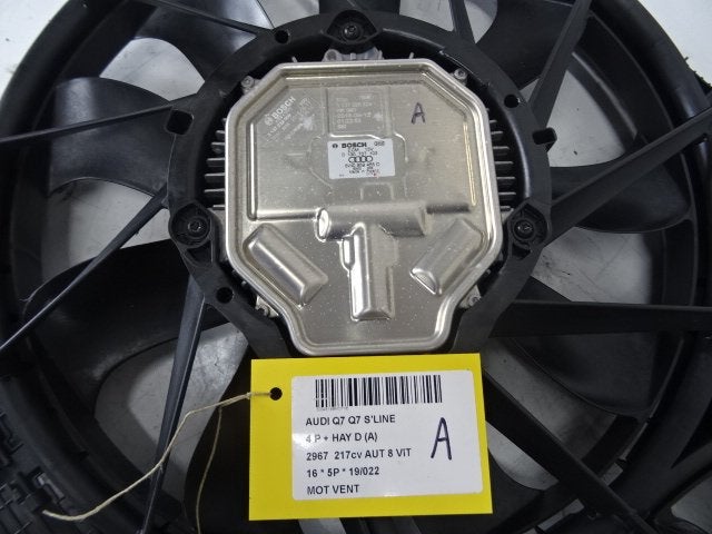 VENTILATEUR RADIATEUR MOTEUR Q7 (4MB / 4MG) (8W0959455E), Utilisé, Audi