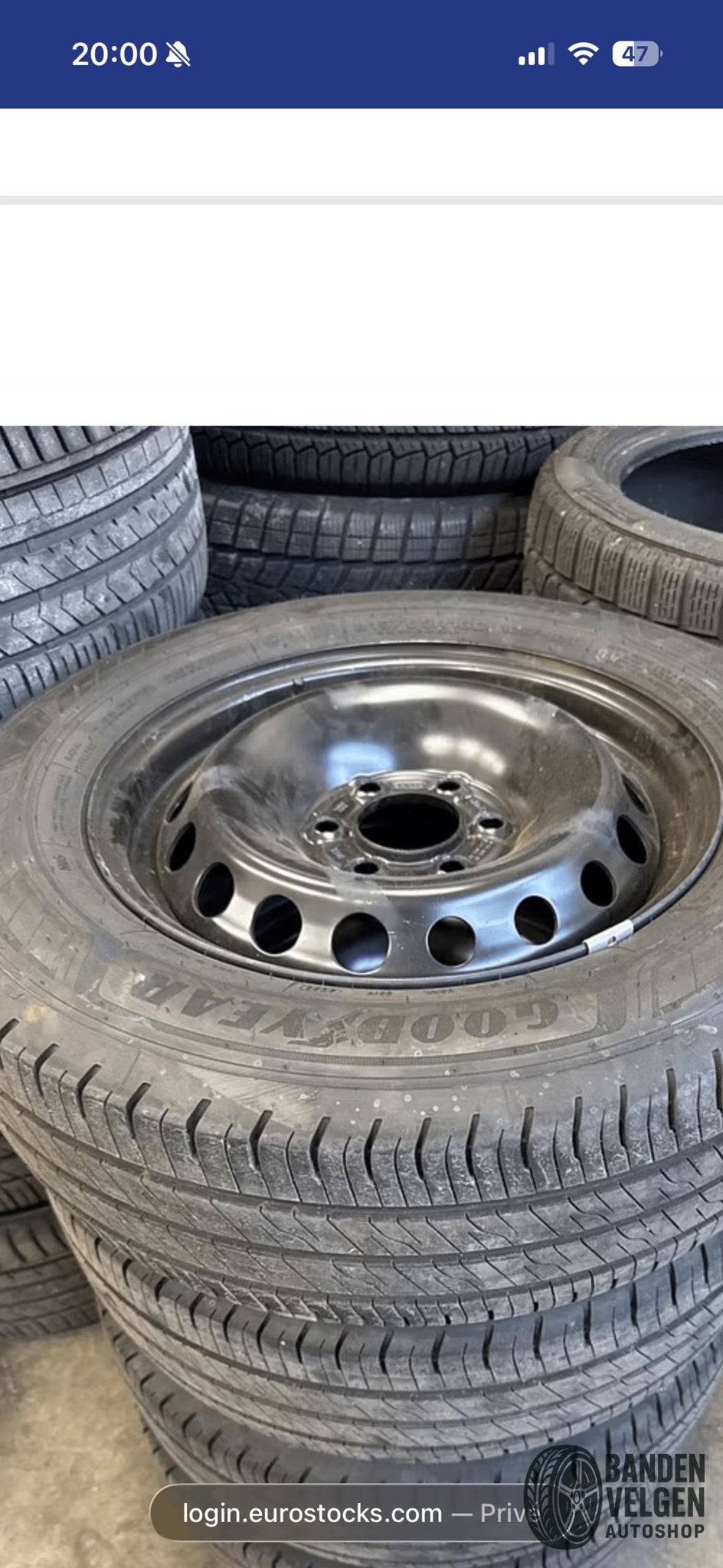 Reservewiel met 6 Wielmoeren Ford Transit Volkswagen Transpo, Neuf, -, -, -
