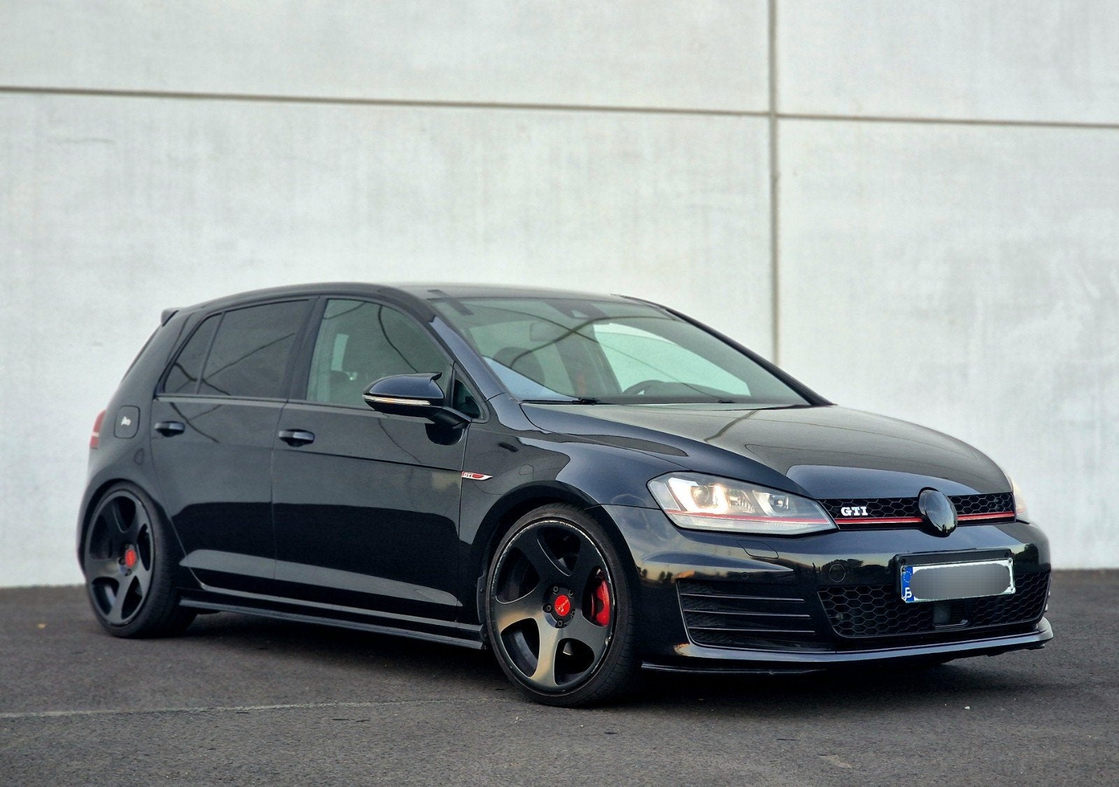 Volkswagen Golf 7 GTI DSG – 2016 – 350 PK – Full Option –, Stof, Adaptive Cruise Control, Zwart, Bedrijf