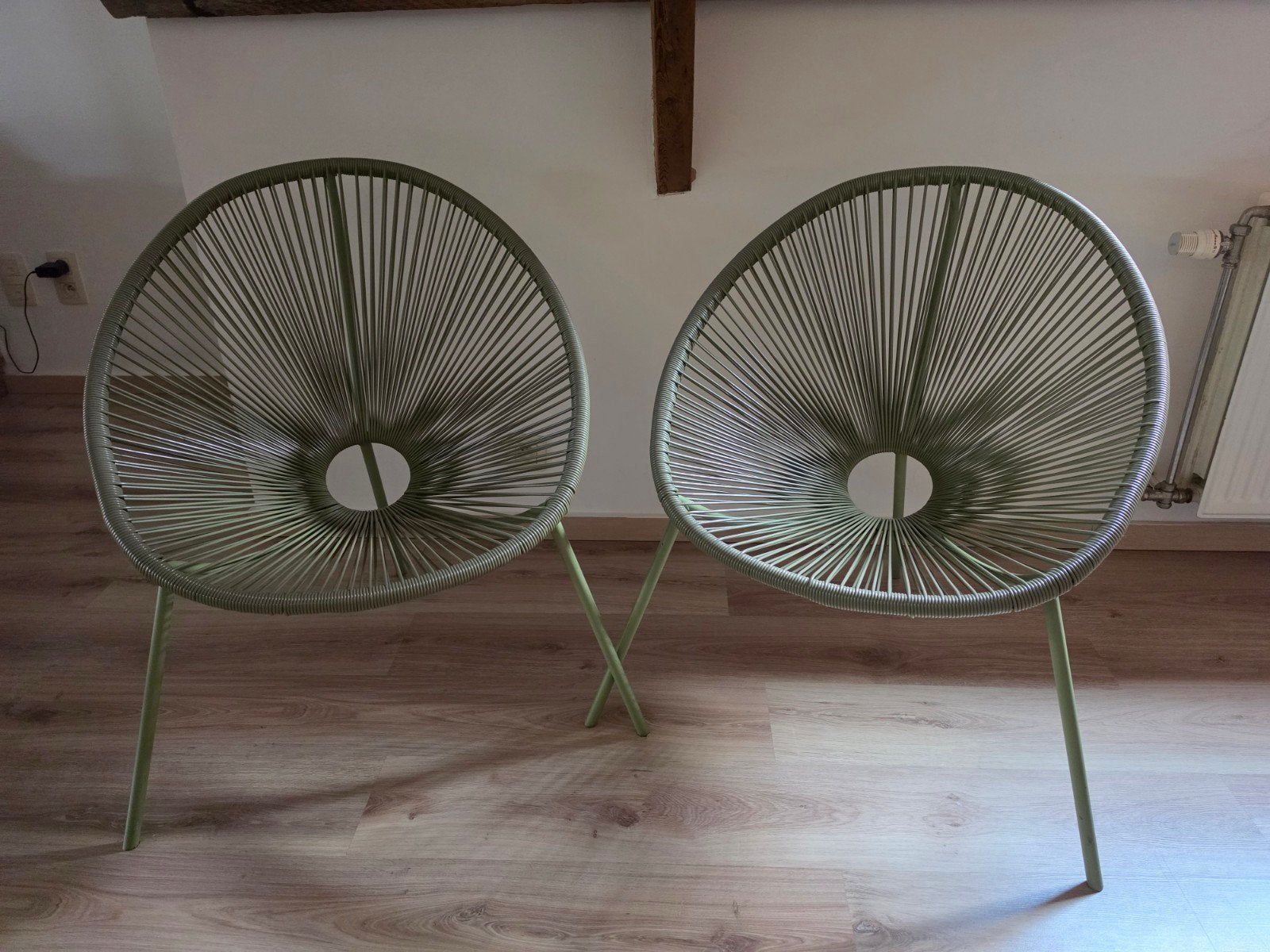 Ensemble de 2 fauteuils de jardin / terrasse, Enlèvement, Utilisé