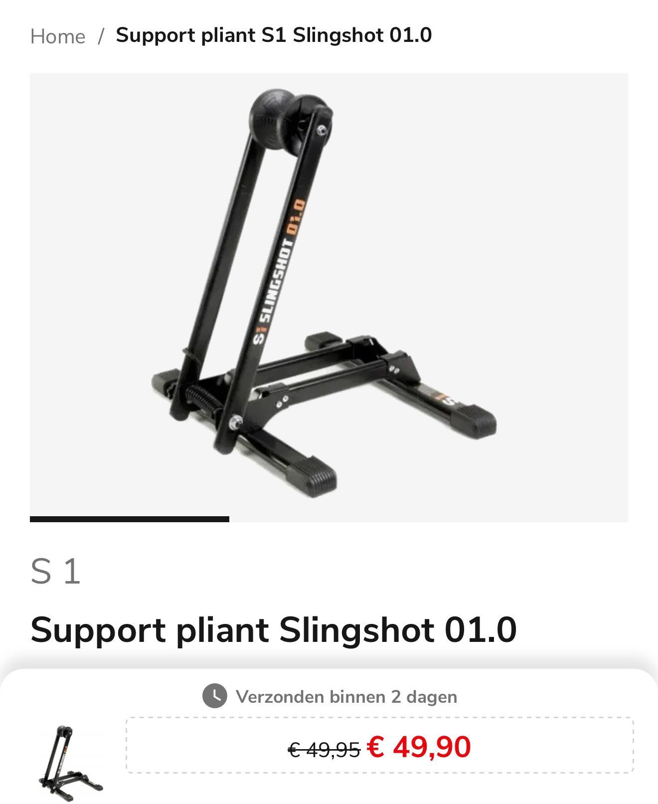Bmx standaart, Fietsen en Brommers, Ophalen, Zo goed als nieuw