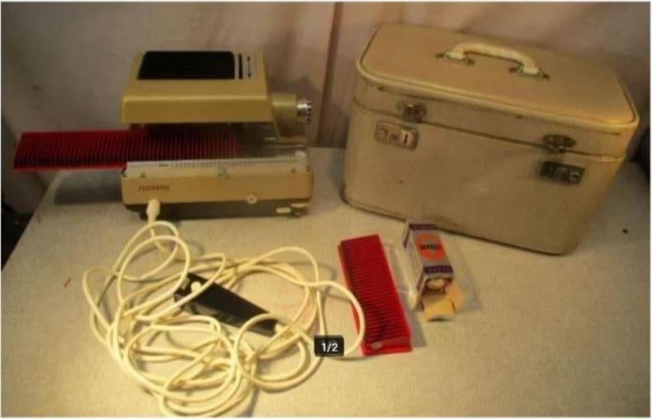 Vintage Diaprojector van Liesegang in draagtas, Ophalen of Verzenden, Zo goed als nieuw