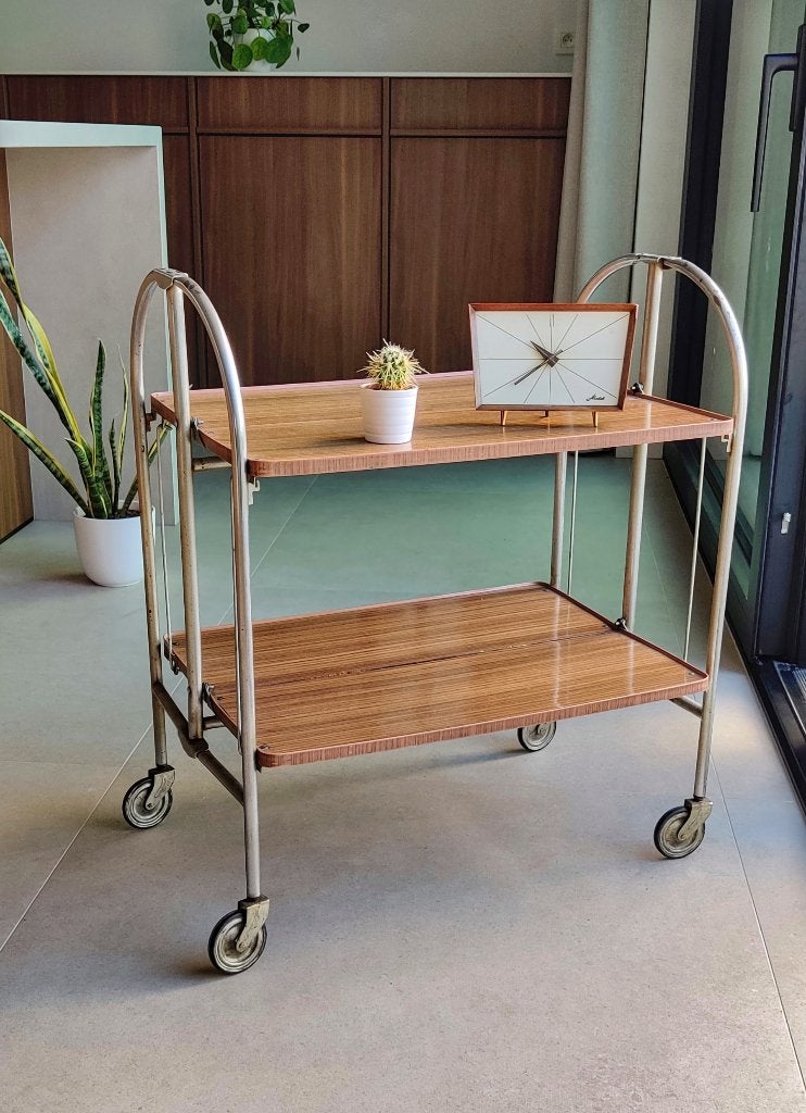 Authentieke Bremshey vintage serveer trolley, Ophalen, Zo goed als nieuw