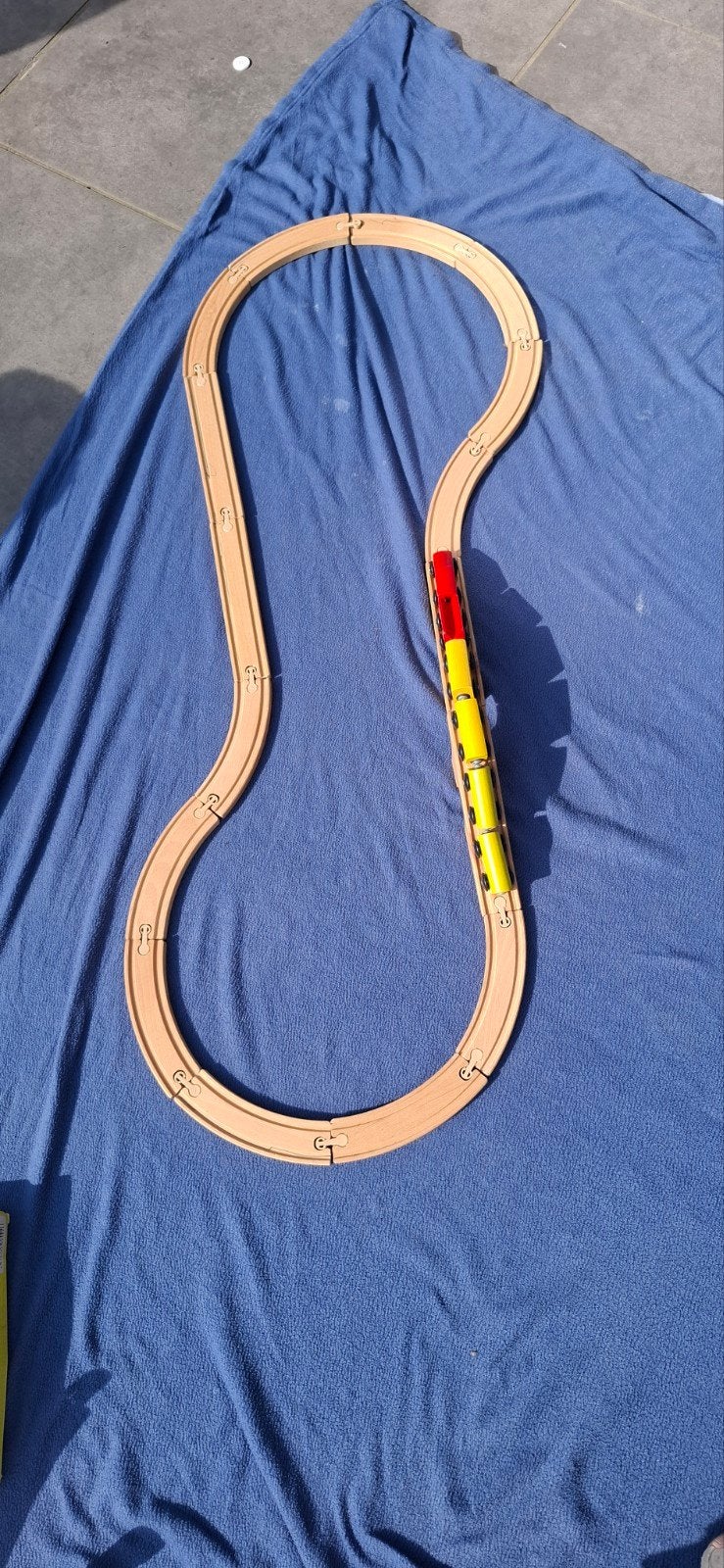 Houten speelgoed trein, Kinderen en Baby's, Ophalen, Gebruikt