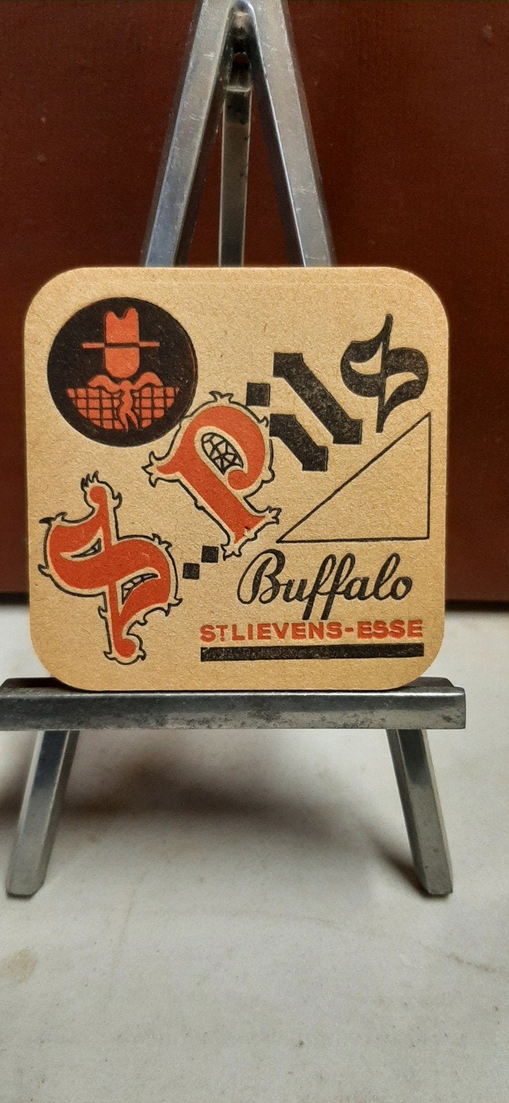 Tapis à bière Old Buffalo Pils Sint-Lievens-Esse, Enlèvement