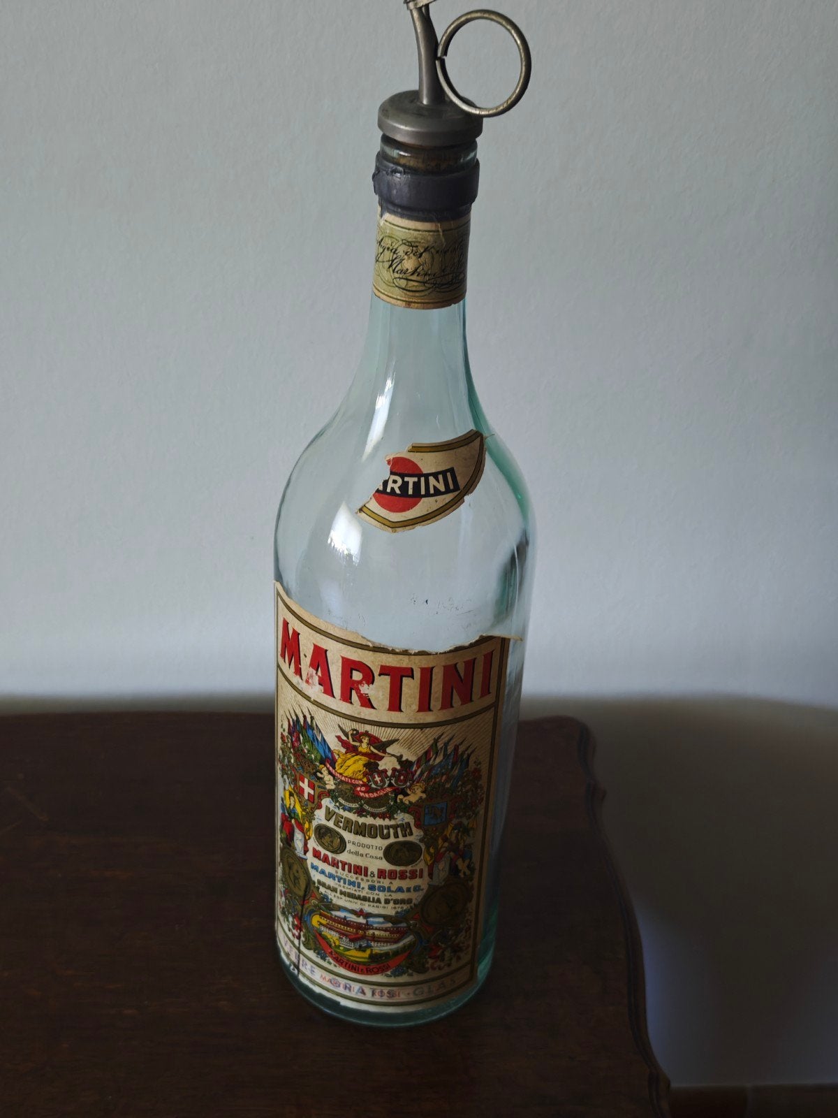 Ancienne bouteille géante MARTINI & ROSSI vintage, Collections, Vins, Enlèvement