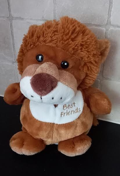 Handpop leeuw Best Friends 5 stuks, Enfants & Bébés, Jouets | Peluches, Enlèvement ou Envoi, Comme neuf, Lion, Lavable
