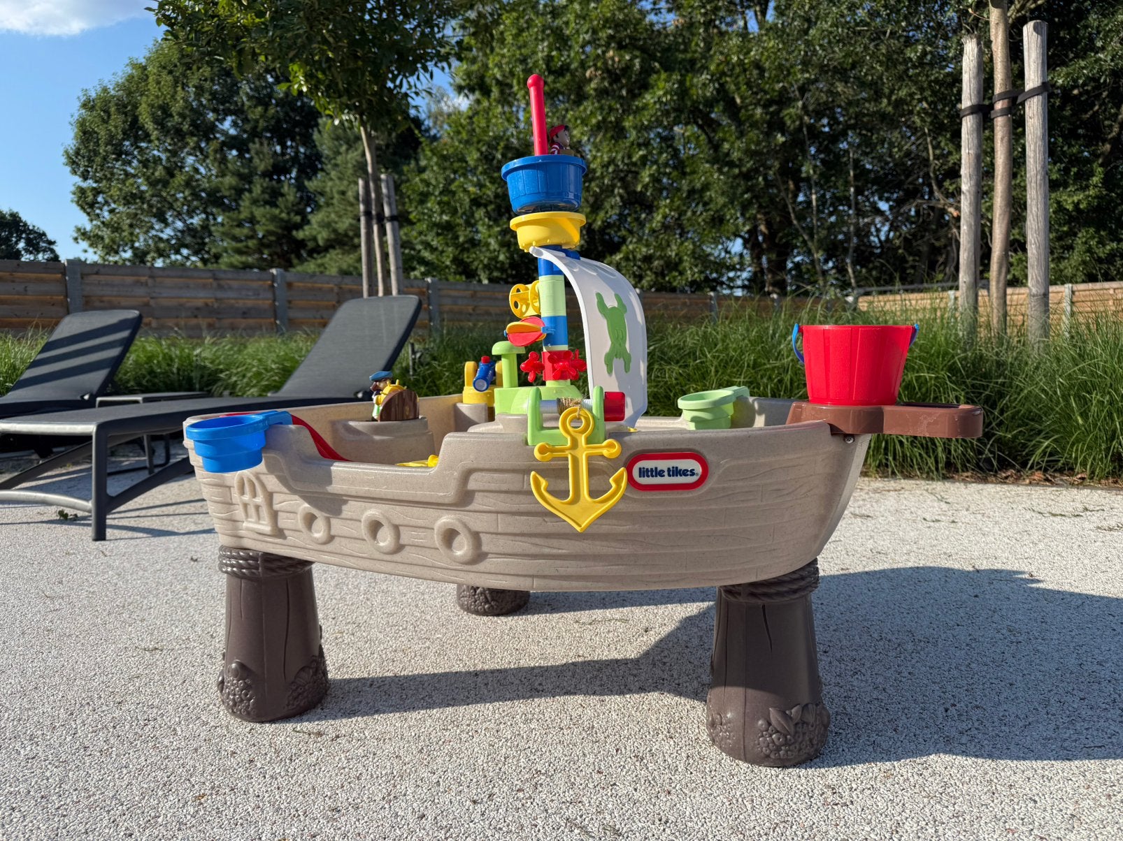 Watertafel Little Tikes Piratenschip - Mooie staat!, Enlèvement, Utilisé