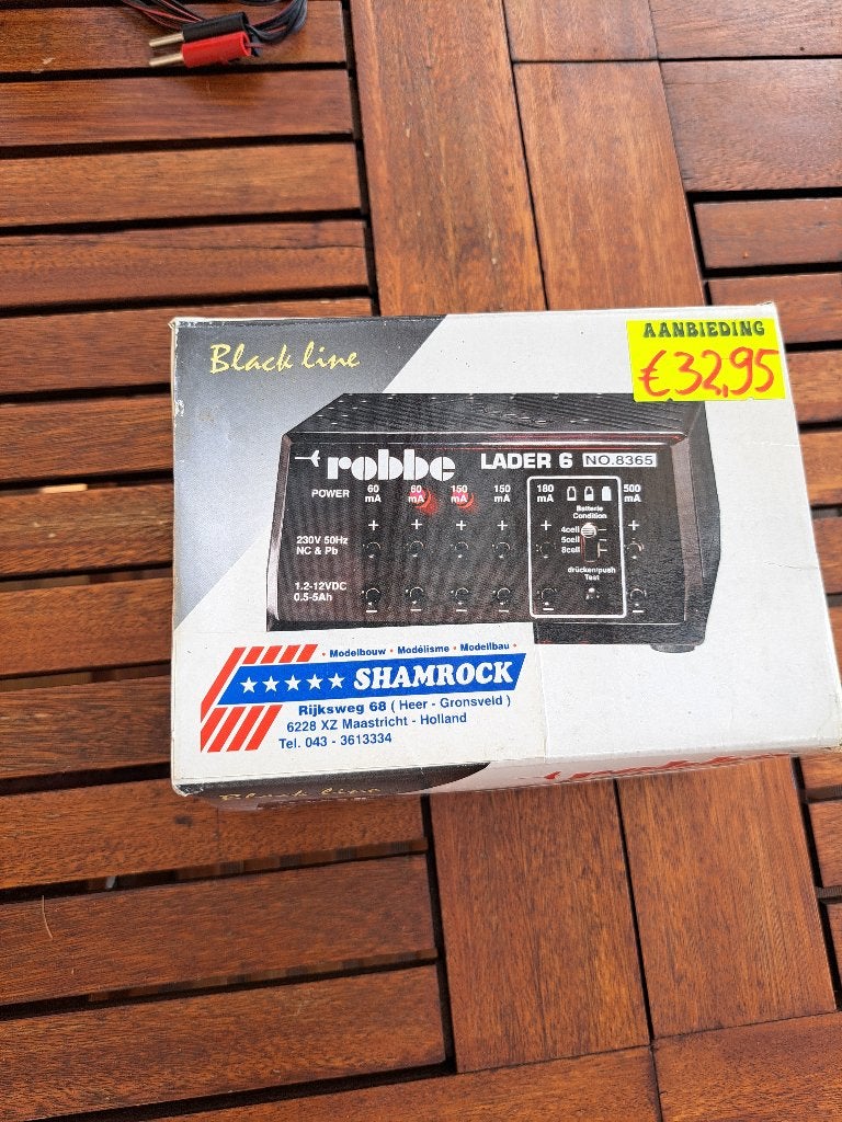 Robbe Lader 6 - 8365 chargeur batt. modélisme Black Line, Enlèvement ou Envoi, Échelle 1:8, Pièce, Utilisé