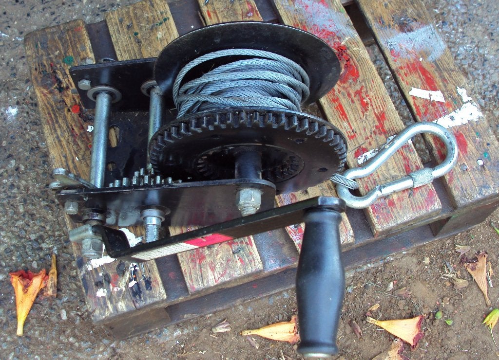 Handlier 1250 kg, 2 snelheden met kabel en rem., Enlèvement ou Envoi, Comme neuf, Manuelle