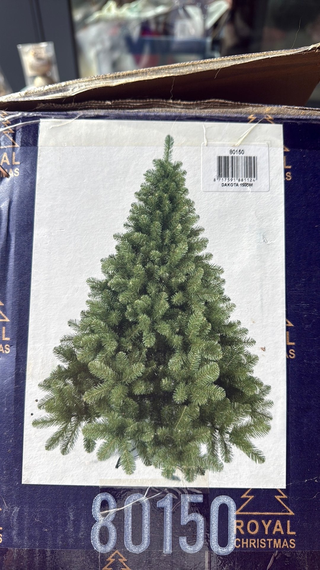 Valse kerstboom 1 50, Ophalen, Zo goed als nieuw