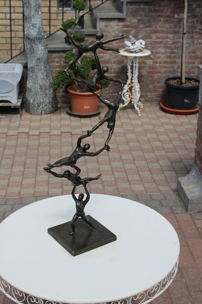 bronzen figuren, moderne kunst! Ondertekend BEN, Ophalen of Verzenden, Brons