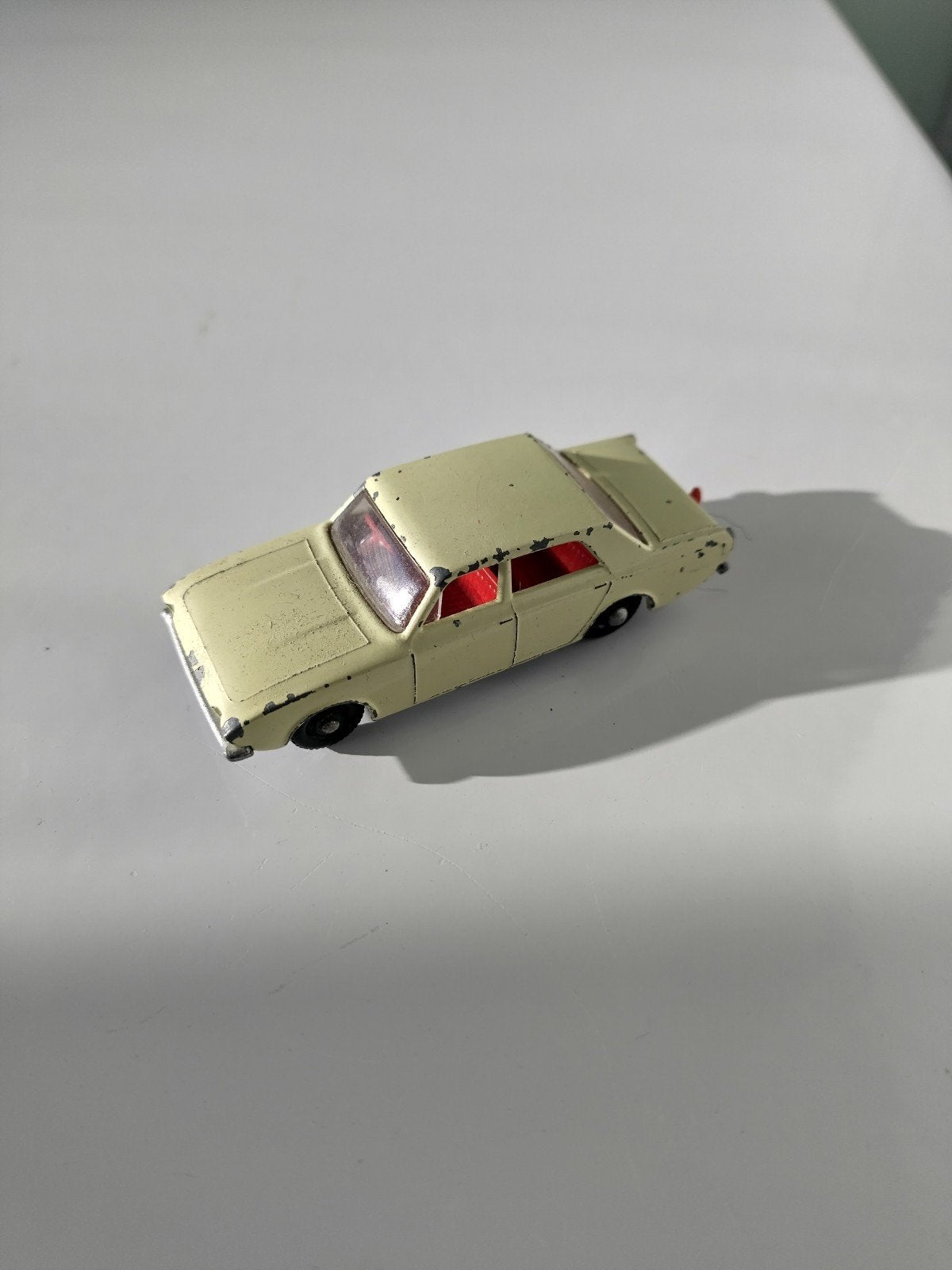 Vintage Lesney Ford Corsair AFHALING LEES BESCHRIJVING, Enlèvement, Utilisé, Voiture, Lesney