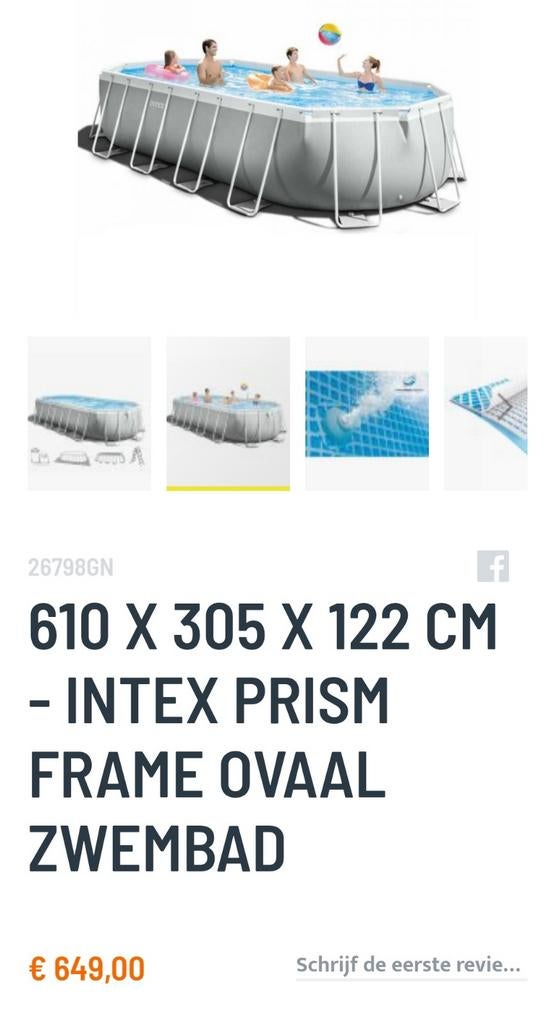 Intex zwembad, Ophalen