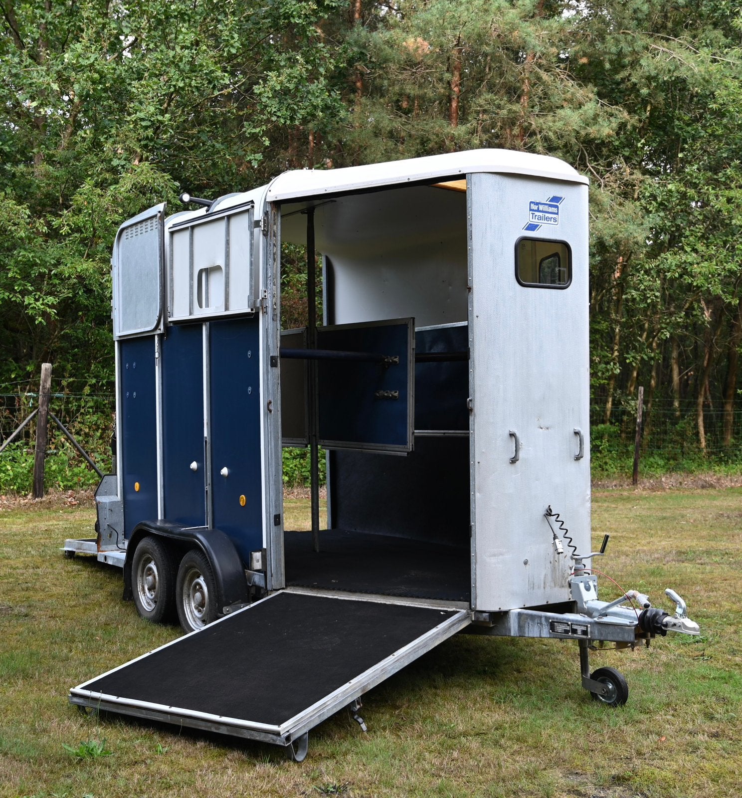 Ifor Williams Paardentrailer (HB510/R1), Ophalen, Zo goed als nieuw, Aluminium, 2-paards trailer