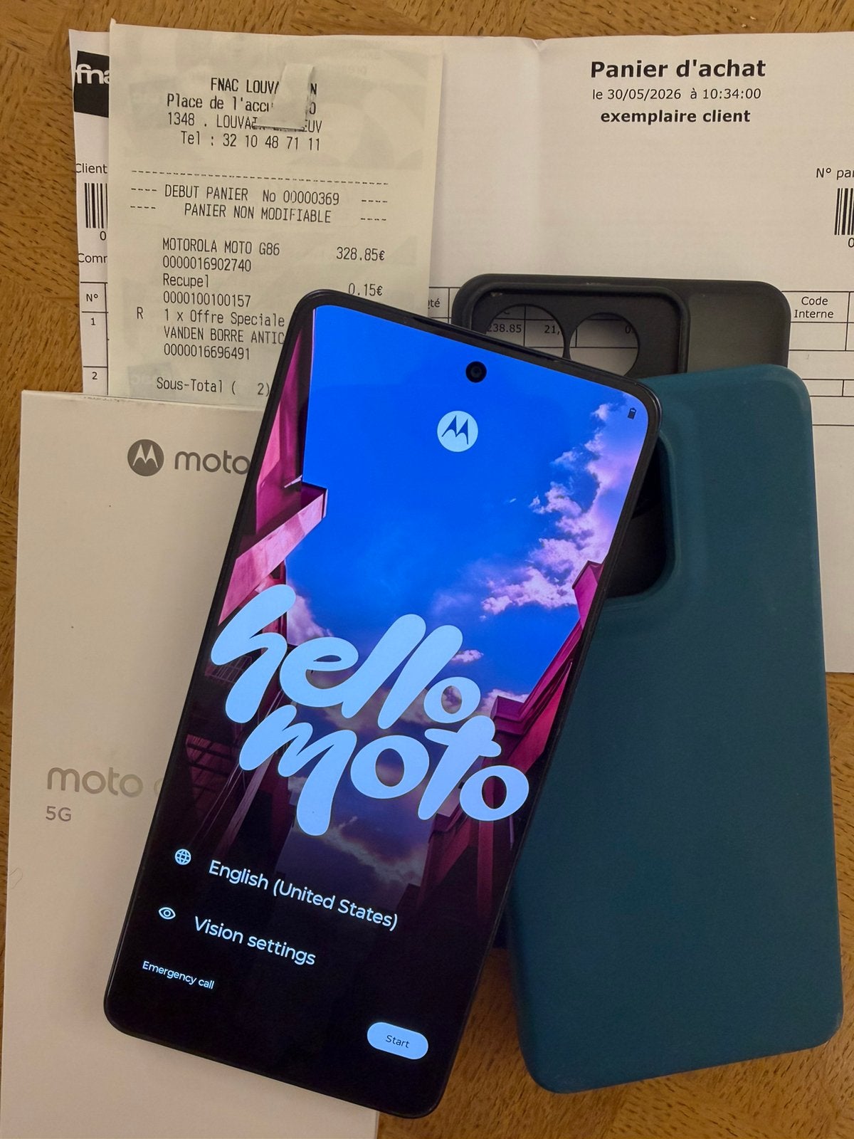 Smartphone Motorola G86 power 5G - 8/512 Go, Télécoms, Enlèvement, Comme neuf