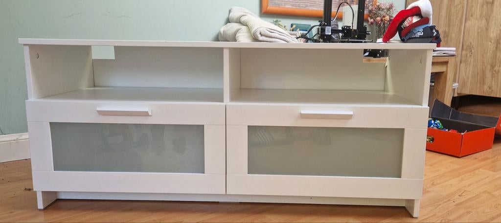 Meuble TV (blanc), 25 à 50 cm, Moins de 100 cm, 100 à 150 cm, Enlèvement