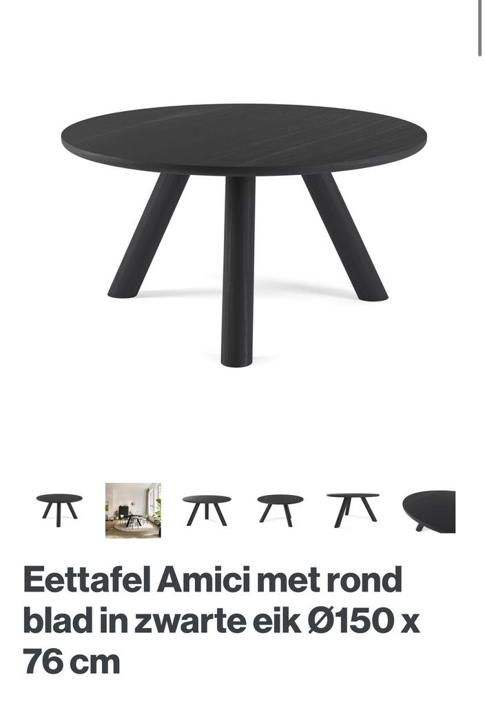 juntoo rond eettafel nog in verpakking, Huis en Inrichting, Tafels | Eettafels, Ophalen, 150 tot 200 cm, Nieuw, Vijf personen of meer