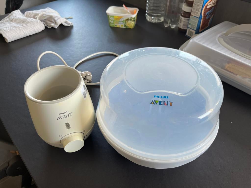 Avent Sterilisator + flesverwarmer, Ophalen, Gebruikt, Sterilisator