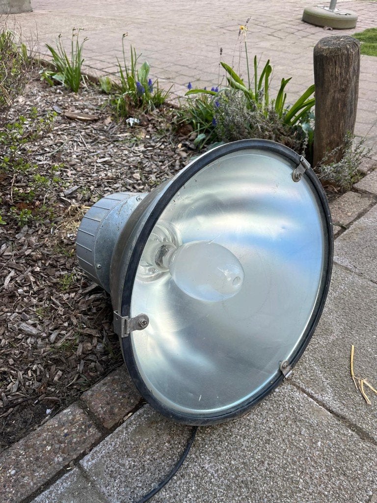 Industrie lampen, Huis en Inrichting, Ophalen, Gebruikt, Metaal, Minder dan 50 cm