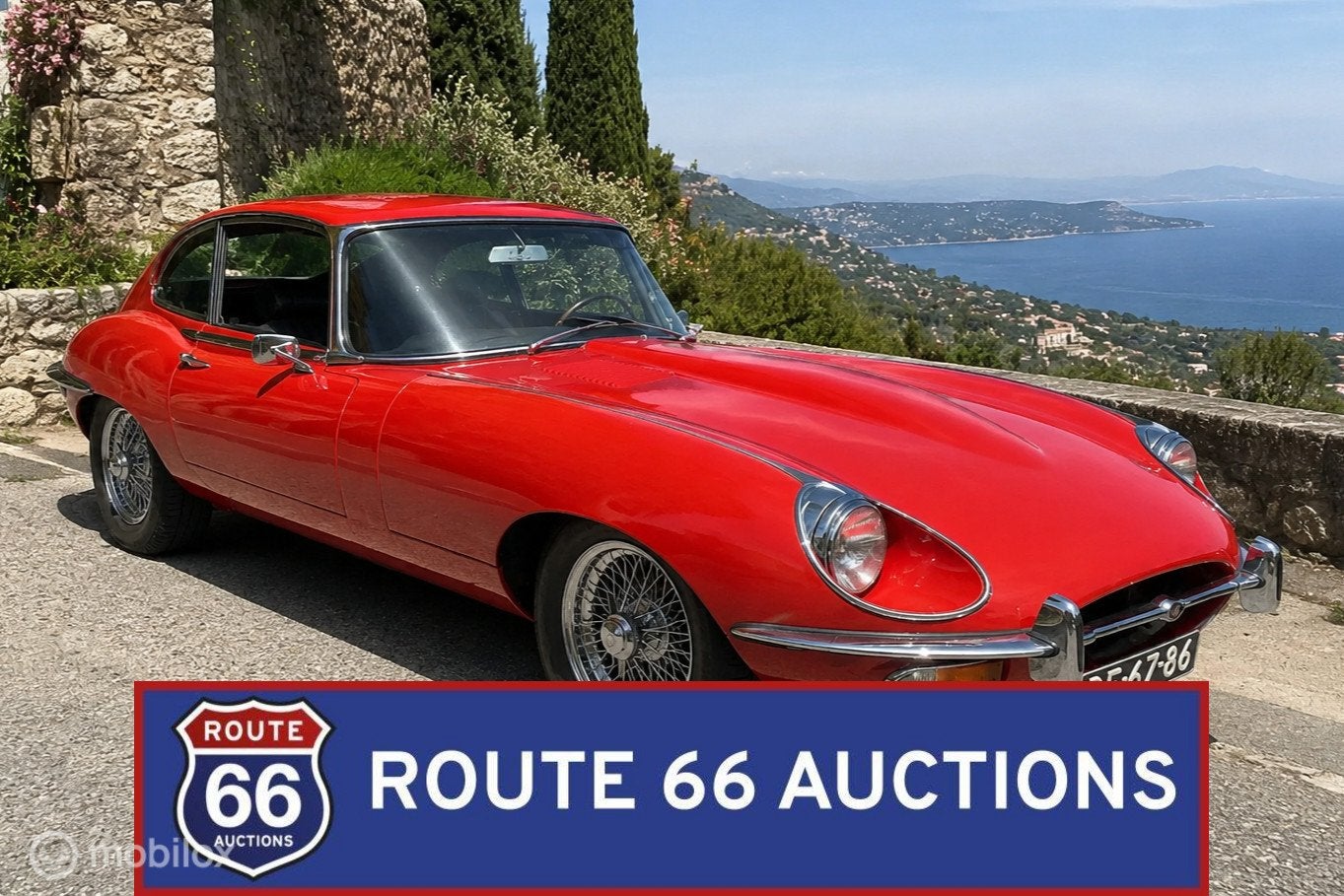 Jaguar E-Type Coupe Series 2 | 1970 | Route 66 Auctions, Zwart, Bedrijf, Handgeschakeld, Overige carrosserie