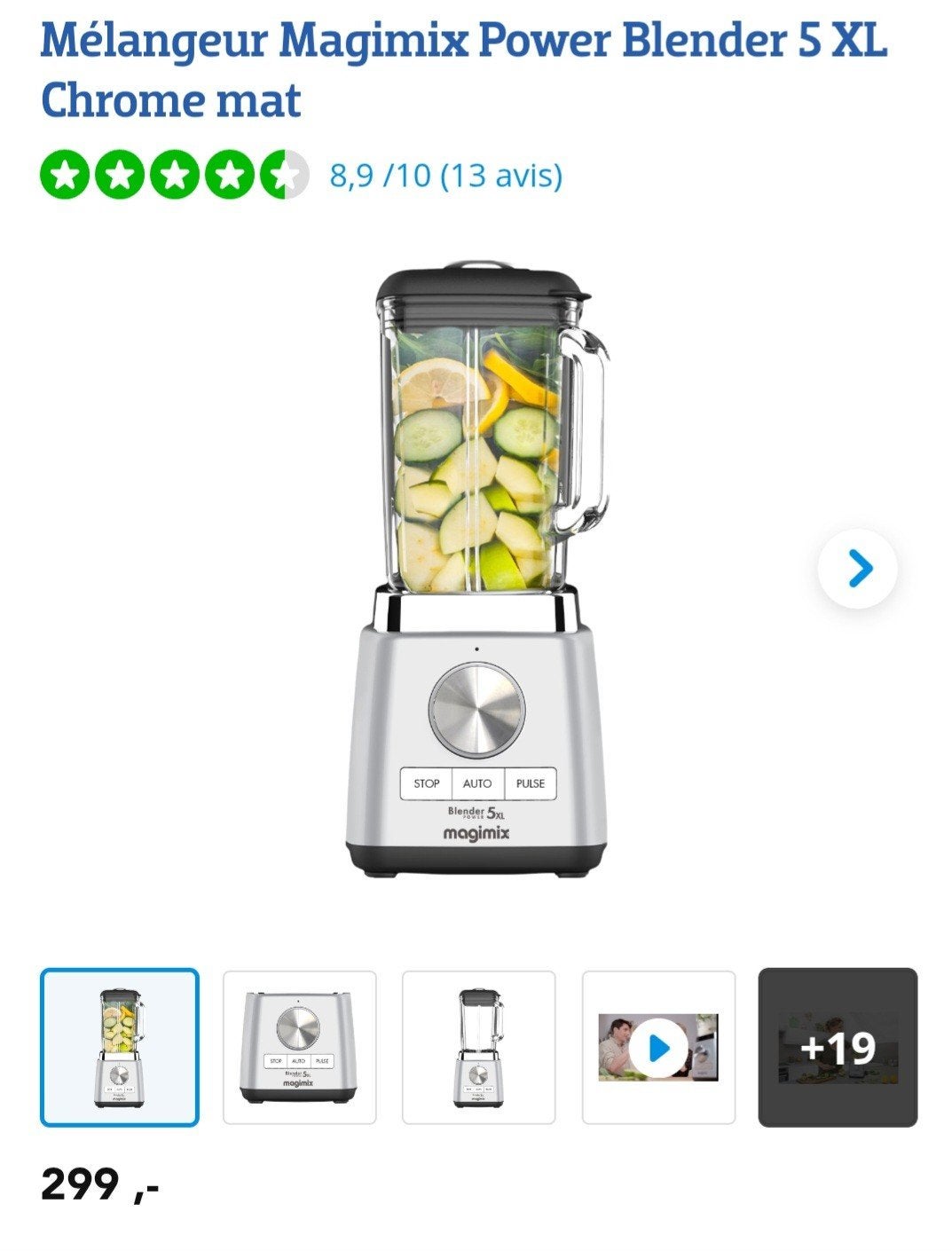 Blender Magimix Power 5xl Neuf, Ophalen
