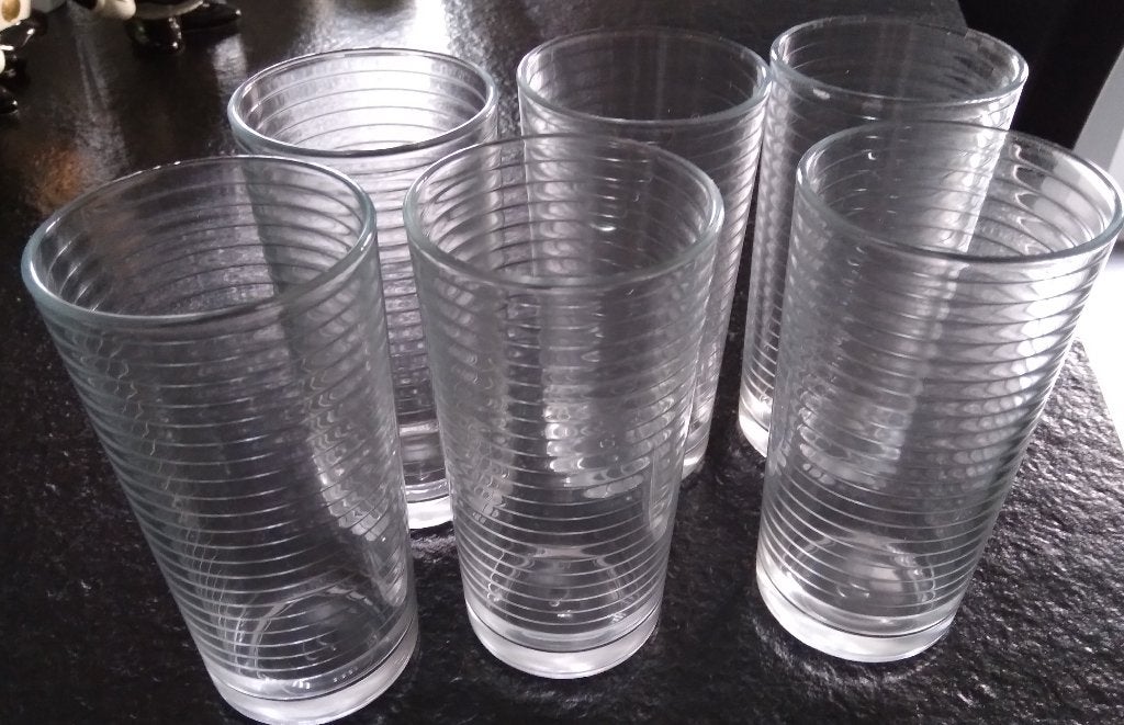 Lot de 6 verres, Maison & Meubles, Neuf, Verre ou Verres, Verre, Enlèvement