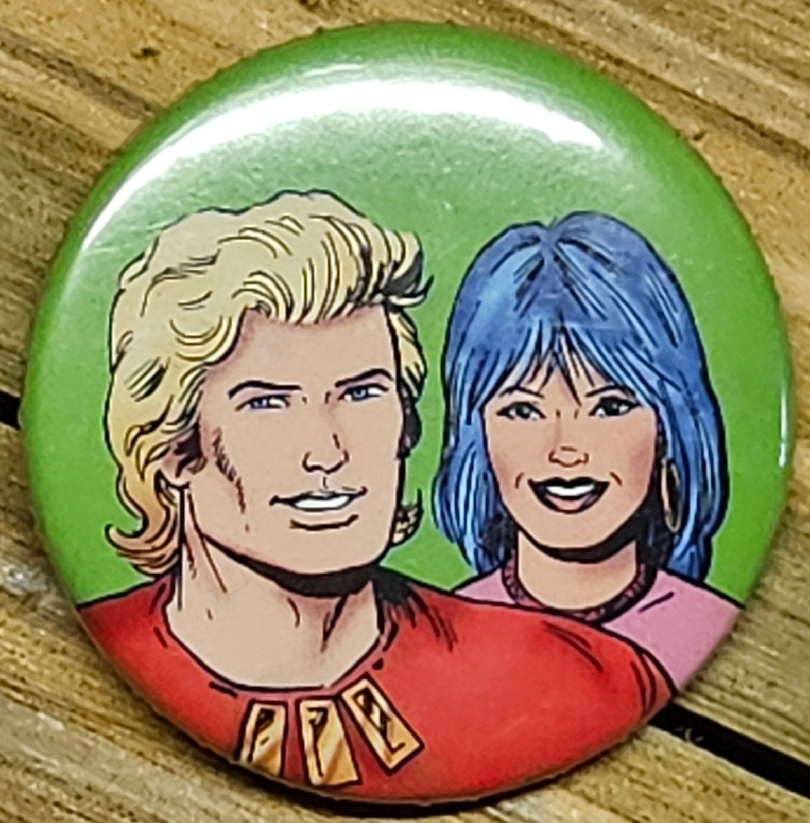 Rode Ridder button, Ophalen of Verzenden, Button