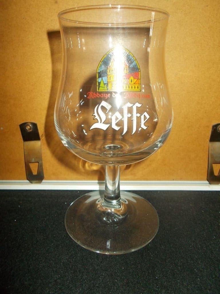 LEFFE - ancien verre à bière Abbey 25cl-Années 90 -INTERBREW, Collections, Enlèvement, Utilisé, Verre ou Verres, Leffe