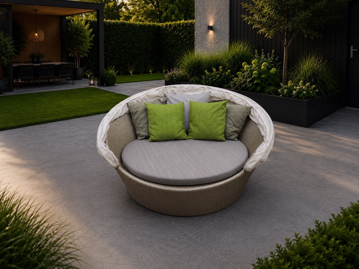 Dedon Orbit Loungeset Ligbed, Ophalen, Zo goed als nieuw