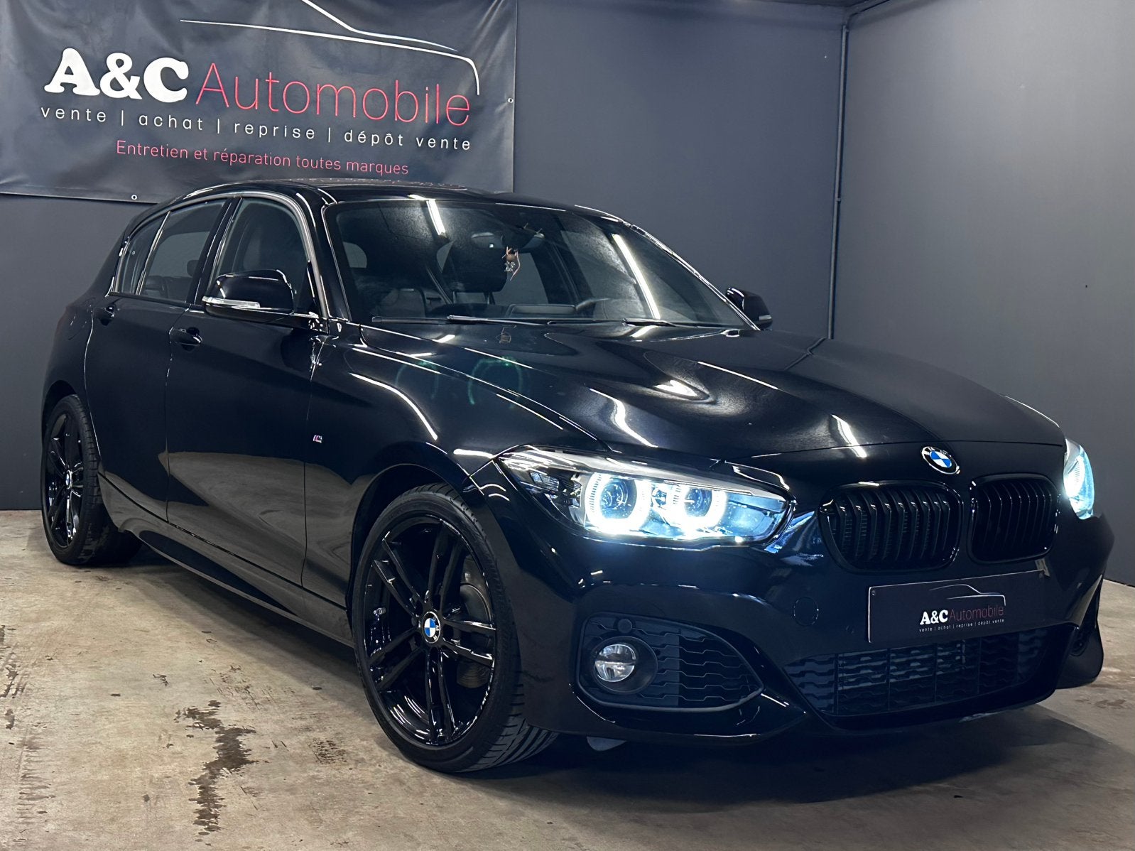 Bmw 116i Pack M 2019 72.000km, Autos, Cuir, Achat, Euro 6, Entreprise