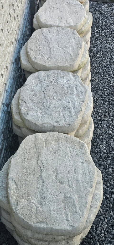Japanse stapsteen gestructureerd-Beton - Grijs - 38x32x3,5cm