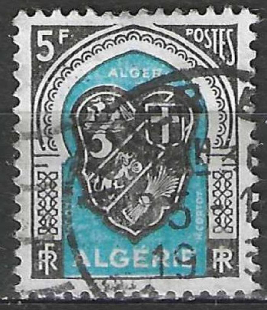 Algerije 1948 - Yvert 268 - Wapenschild Algiers (ST), Verzenden, Gestempeld