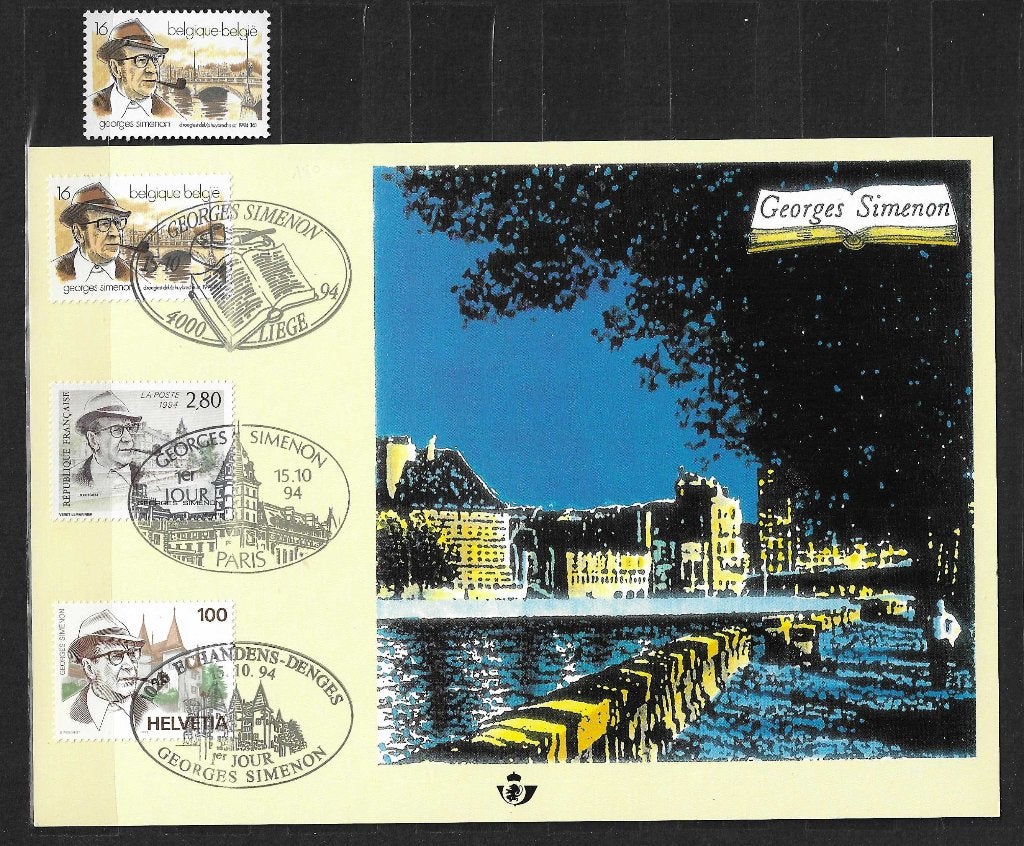 België OPC 2579 + 2579HK Georges Simenon **, Ophalen of Verzenden, Postfris, Postfris