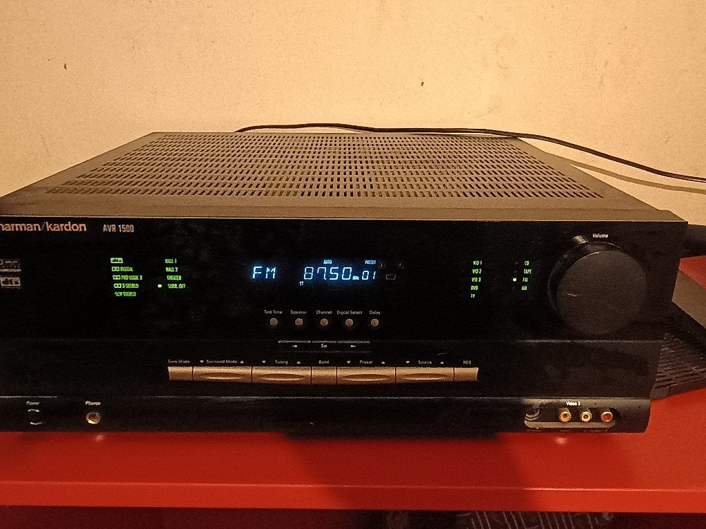 Ampli Home cinema Harman Kardon AVR 1500, Audio, Tv en Foto, Versterkers en Ontvangers, Gebruikt, Minder dan 60 watt, Ophalen