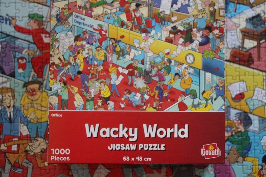 wacky world puzzel, Ophalen, 500 t/m 1500 stukjes, Gebruikt, Legpuzzel