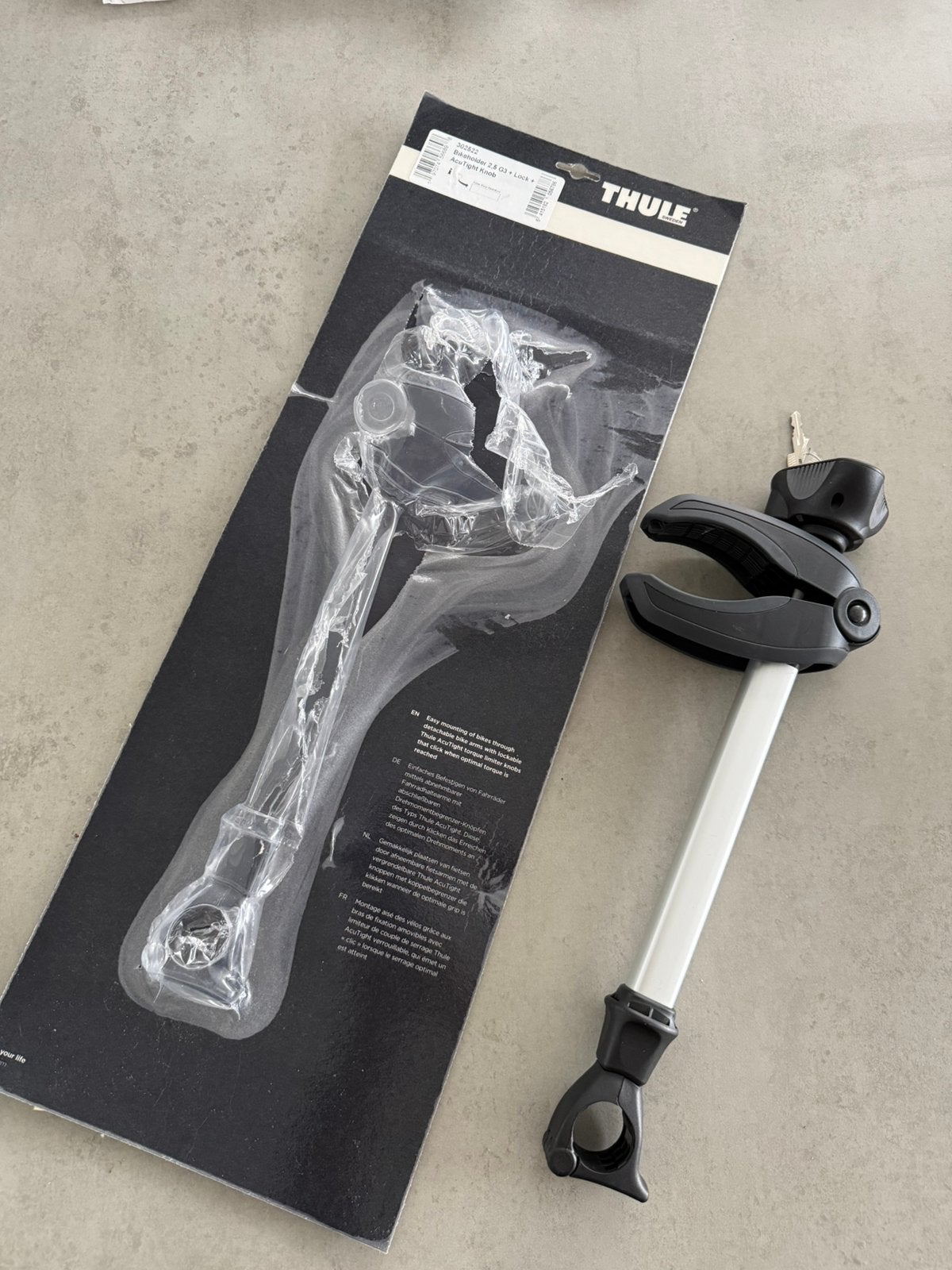 Thule fietsendrager arm bikeholder 2,5 G3 30cm, Ophalen of Verzenden, Nieuw, Fietsendrager-accessoire, Brede banden