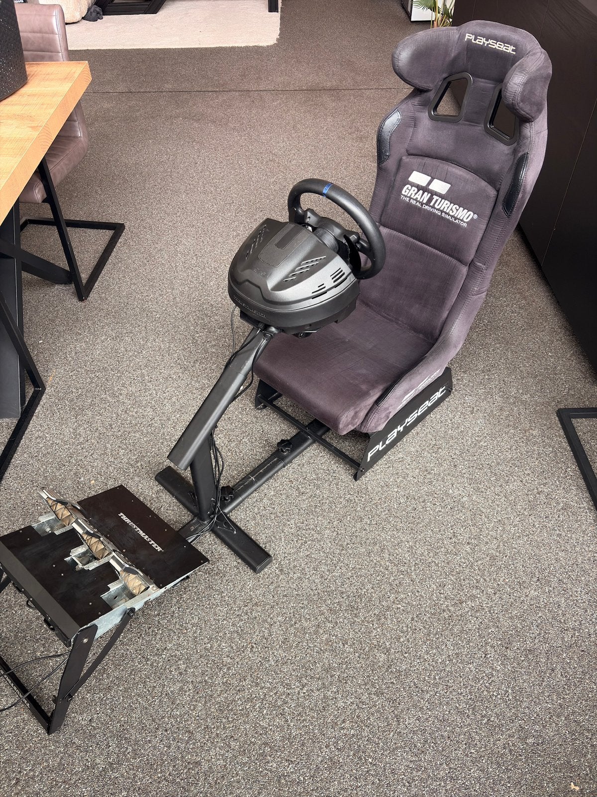 Playseat Evolution GT + Thrustmaster T30ORS & T3PA-Pro, Ophalen, Gebruikt, Playseat of Racestoel, PlayStation 4