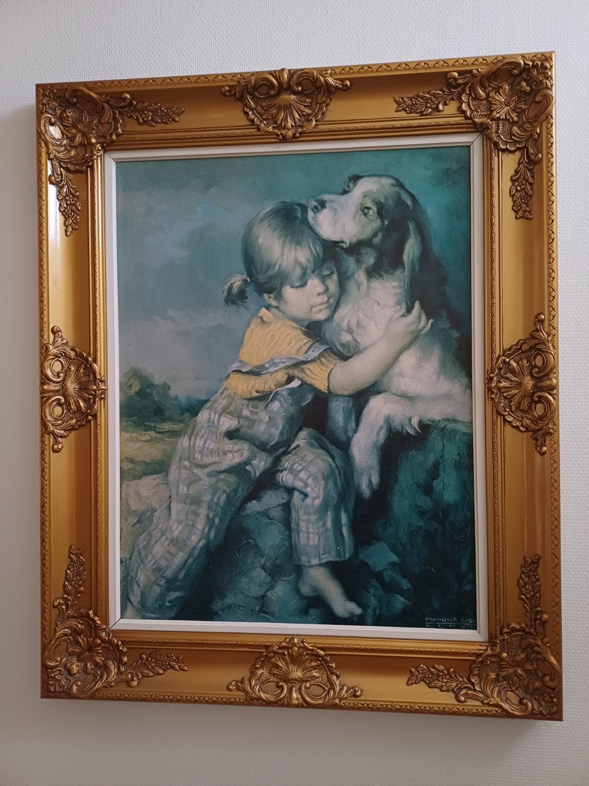 schilderij in mooie kader, Ophalen