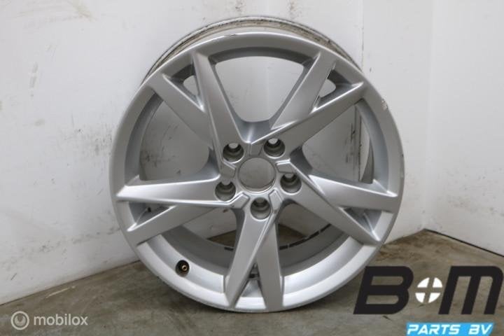 ORIGINEEL! 1 losse 17 inch velg Audi A4 8W! 8W0601025K, Utilisé, Jante(s)