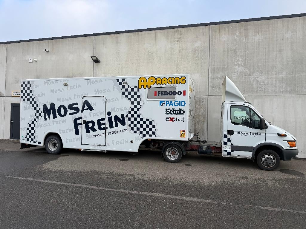 Camion + remorque aménagée, Autos : Divers, Remorques, Enlèvement, Utilisé