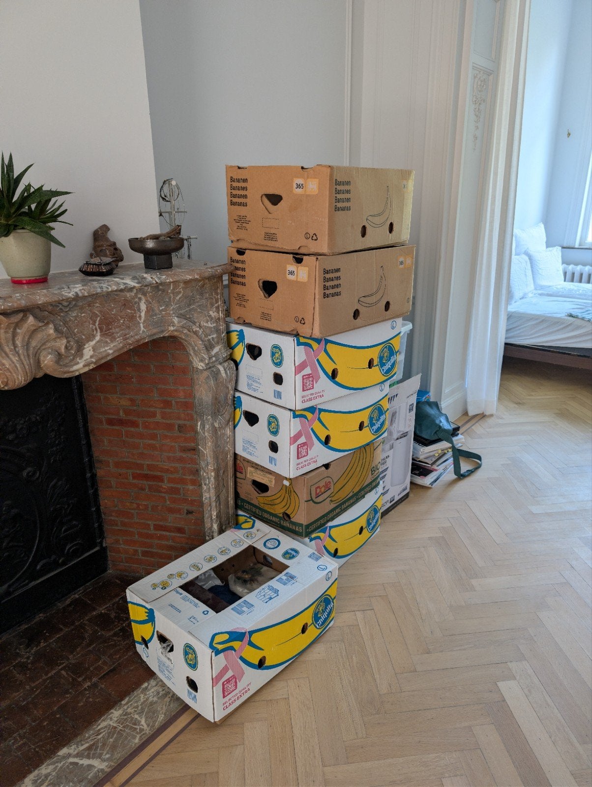 Caisses à bananes à donner st Gilles, Ophalen, Gebruikt