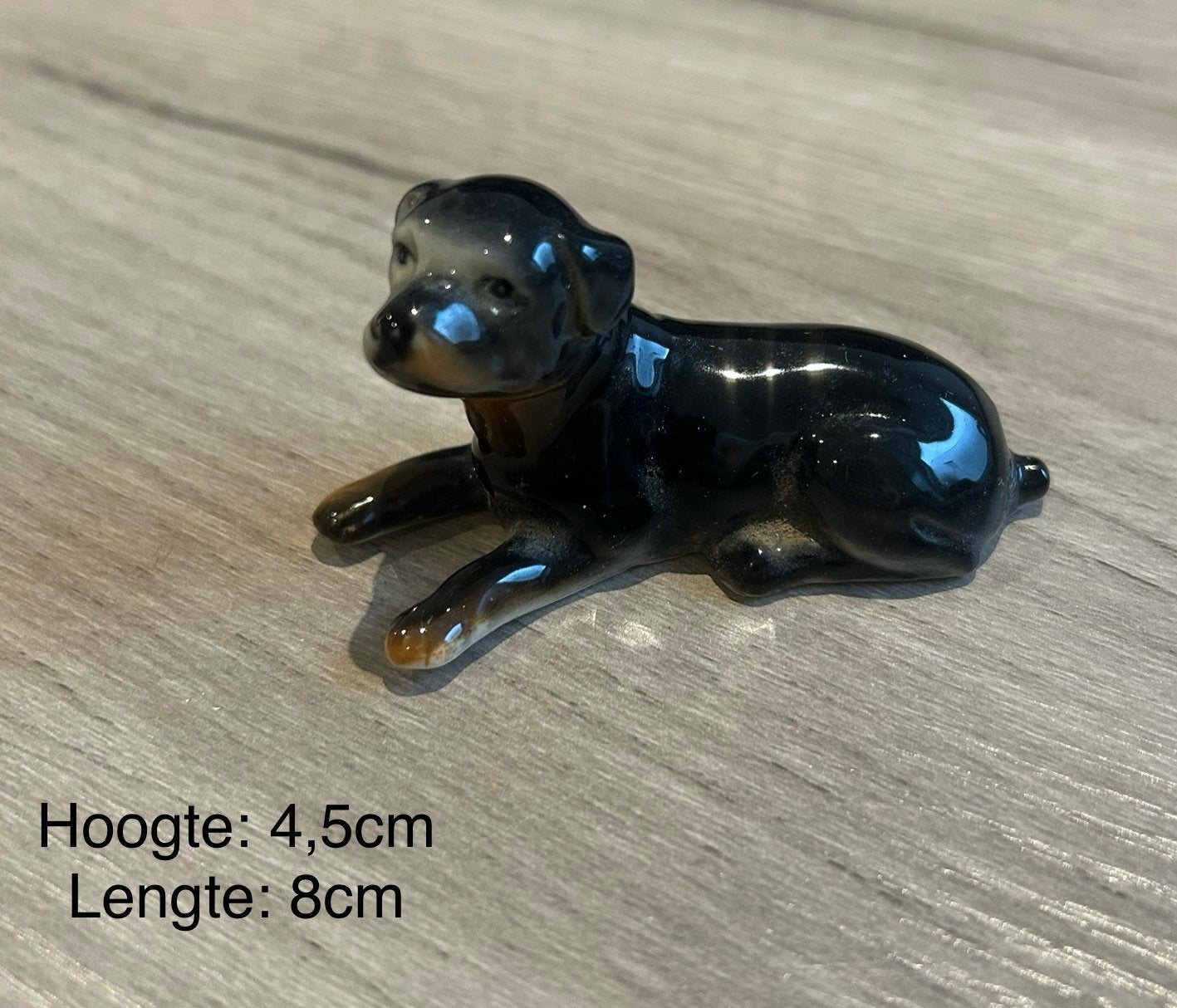 Beeldje zwarte hond, Enlèvement ou Envoi, Comme neuf, Animal