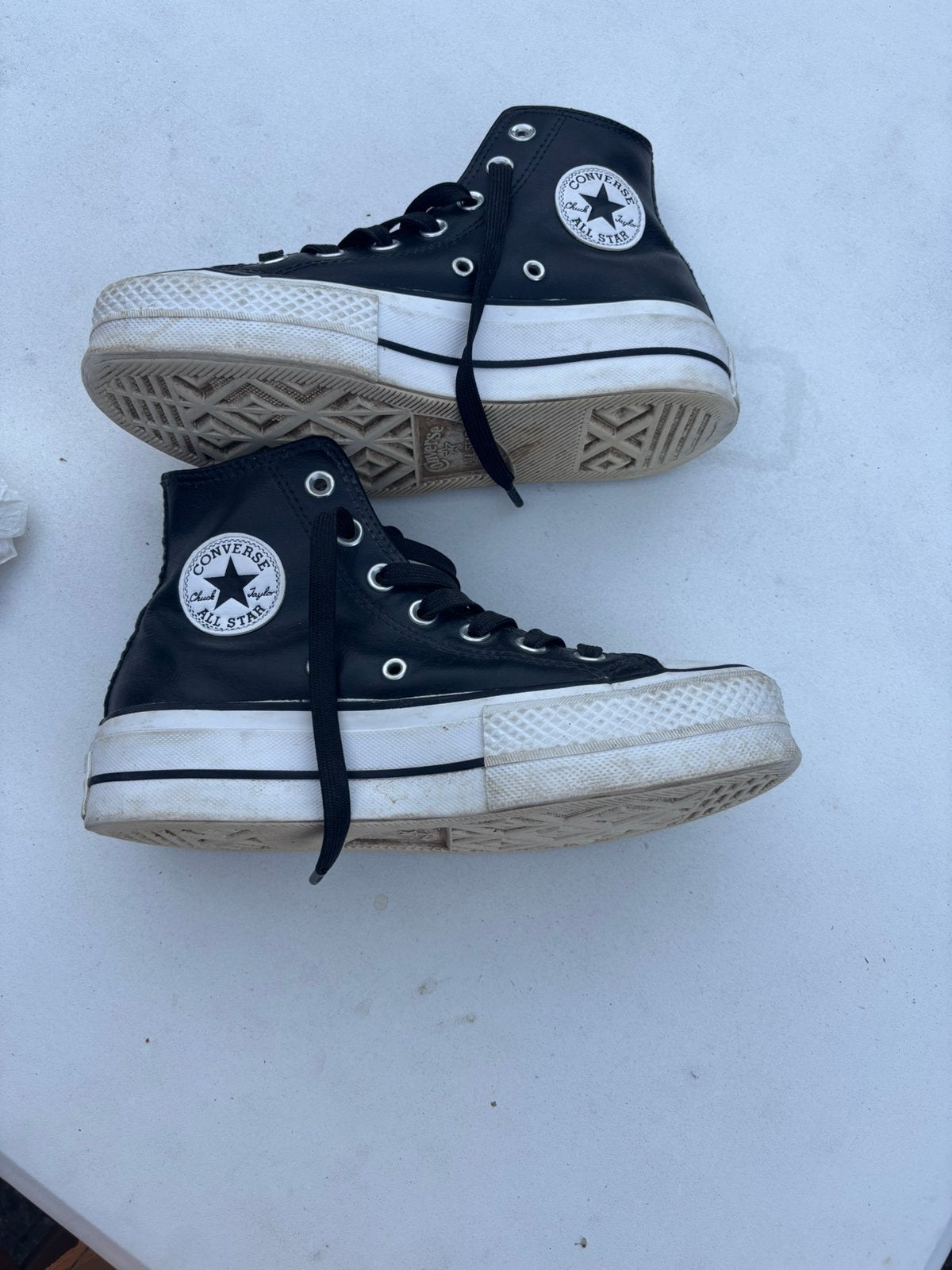Chaussures converse fille 36, Enlèvement ou Envoi, Boots et Botinnes, Porté, Noir