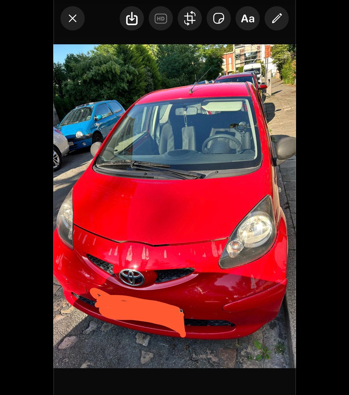 Toyota Aygo Bouwjaar 2008, 1.0 Benzine, Enlèvement, Avant, Toyota