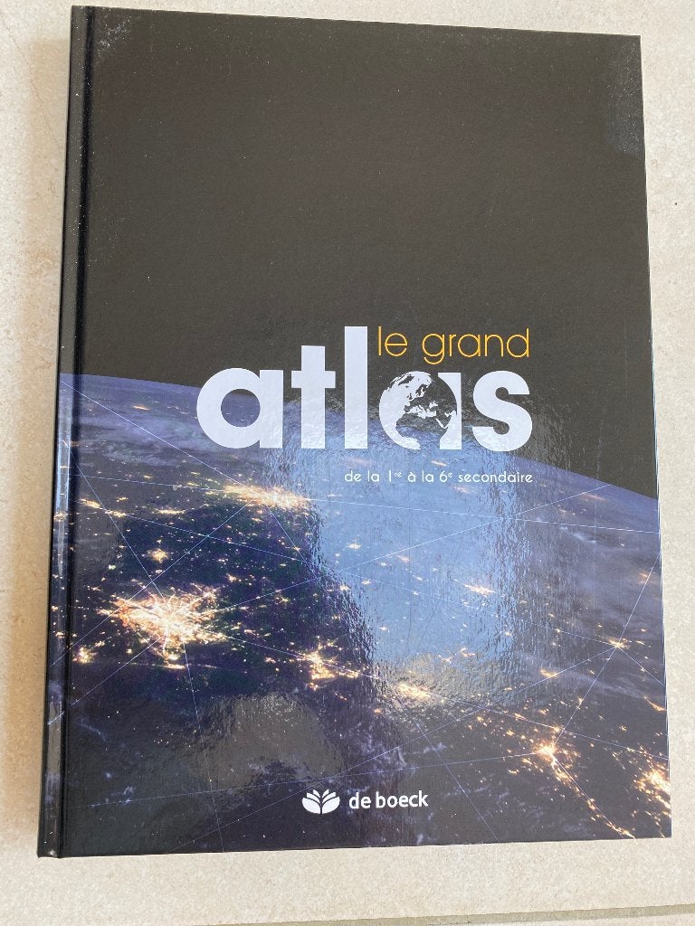 Le Grand Atlas De Boeck, Neuf, Enlèvement ou Envoi, 2000 à nos jours, Carte géographique