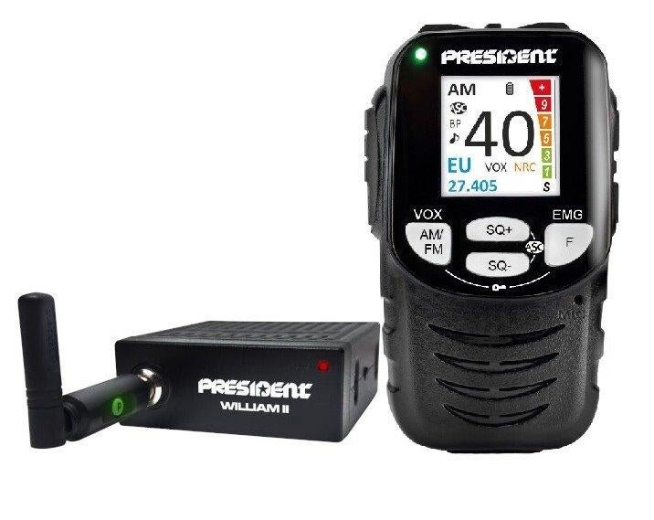 President William II – Compacte AM/FM CB Radio met Draadloze, Envoi